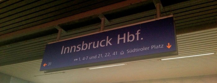 Innsbruck Hauptbahnhof (IOB) is one of train stations.