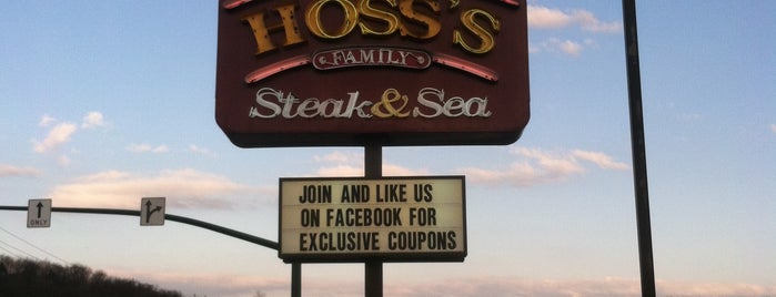 Hoss's Steak & Sea House is one of Lugares favoritos de Terri.