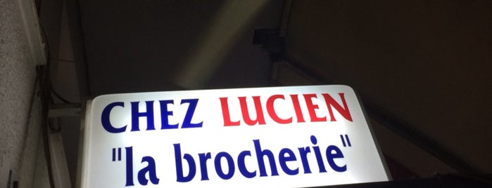 Chez Lucien is one of Lieux qui ont plu à Matei.