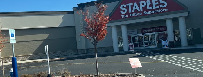Staples is one of places to go.