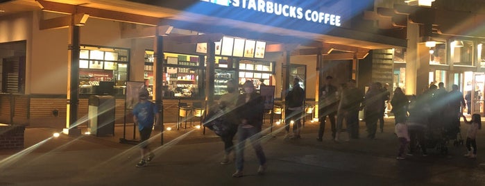 Starbucks is one of Disney Springs.