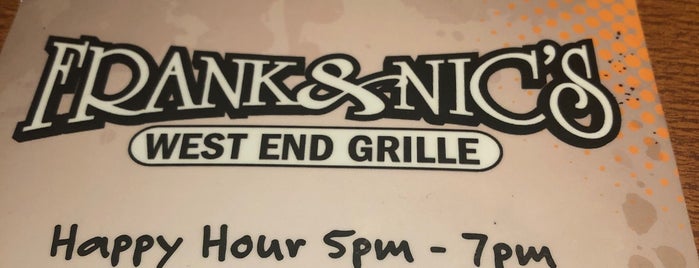 Frank & Nic's West End Grille is one of Places I have gone.