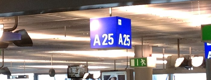 Gate A25 is one of Flughafen Frankfurt am Main (FRA) Terminal 1.