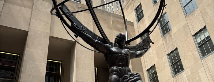 Atlas Statue is one of USA NYC MAN Midtown West.