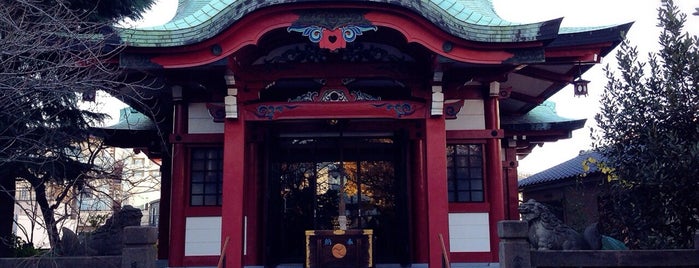 筑土八幡神社 is one of 江戶古社70 / 70 Historic Shrines in Tokyo.