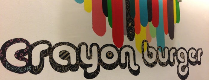 Crayon Burger is one of The Great Burger Trail.
