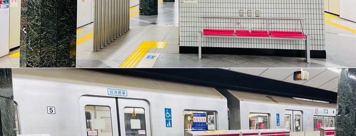 Oedo Line Morishita Station (E13) is one of 都営地下鉄.