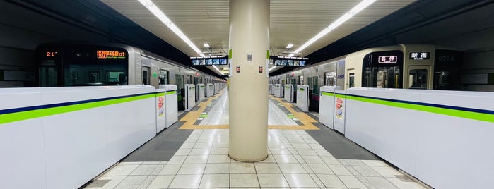 Shinjuku Line Motoyawata Station (S21) is one of Tokyo Subway Map.