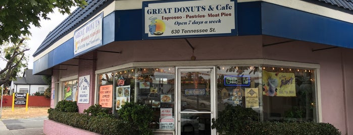 Vallejo Great Donuts & Cafe is one of Napa Sonoma.