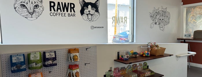 RAWR Coffee Bar is one of Outside LA.