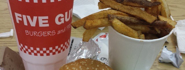 Five Guys is one of NY - Food.