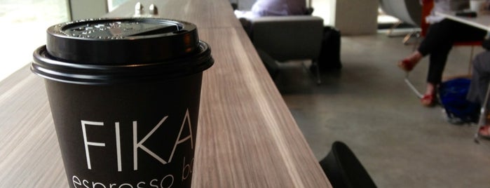 FIKA is one of • a coffee & a laptop.
