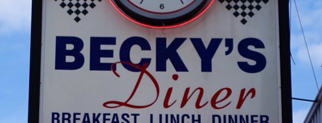 Becky's Diner is one of Portland.