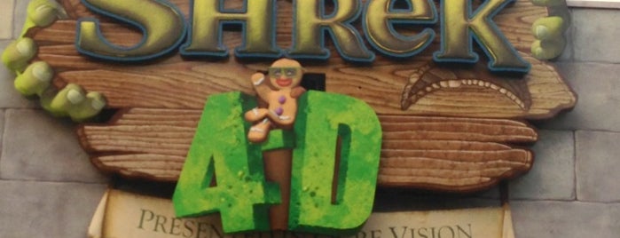 Shrek 4-D is one of สถานที่ที่ Eric ถูกใจ.