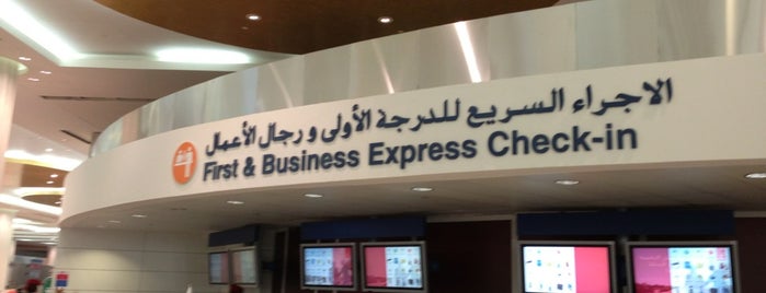 Emirates First & Business Check-in is one of T’s Liked Places.