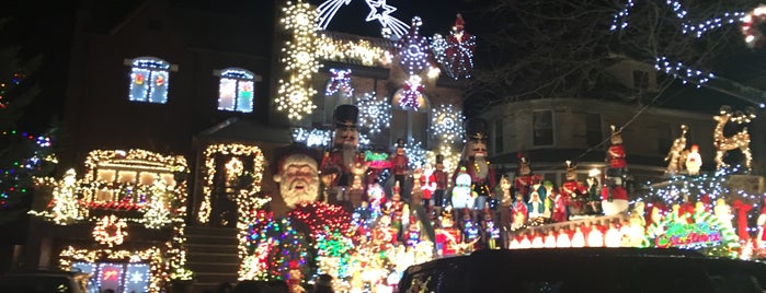 Dyker Heights Christmas Lights is one of สถานที่ที่ Novi ถูกใจ.