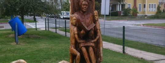 Storybook Tree sculpture is one of GALVESTON ROADTRIP 2023.