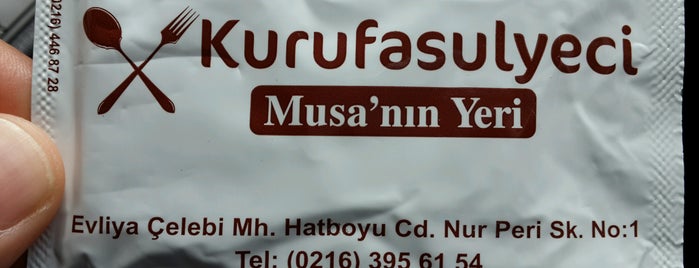 Kurufasulyeci Musa is one of Tuzla/Pendik/Kartal/Maltepe.