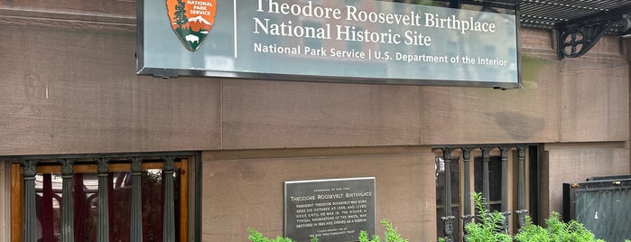 Theodore Roosevelt Birthplace National Historic Site is one of National Historical Parks and Historic Sites.