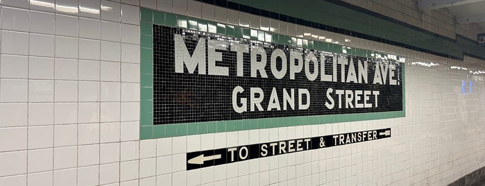 MTA Subway - Metropolitan Ave (G) is one of MTA Arts for Transit.