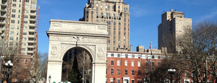 Washington Square Park is one of New York.