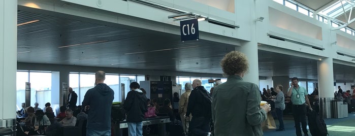 Gate C16 is one of Airports.