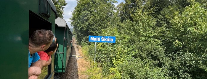Železniční stanice Malá Skála is one of Rychlík č.980-997: Pardubice-Liberec (a zpět).