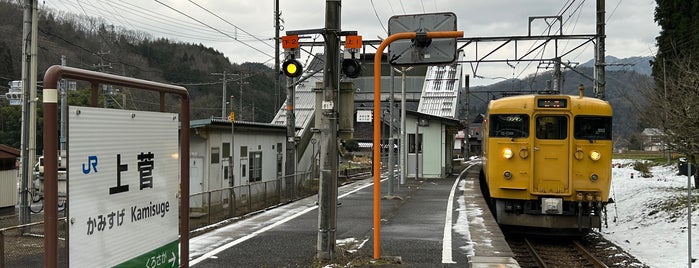 Kamisuge Station is one of 伯備線の駅.