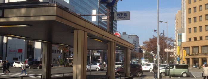 Hirose-dori Station (N09) is one of 仙台で行ったところ.