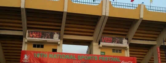 Teslim Balogun Stadium is one of Lagos Badge: I am a Lagosian.