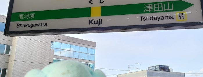 Kuji Station is one of JR すていしょん.