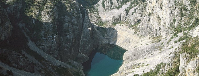 Modro jezero / Blue Lake is one of Natural beauties of Central Dalmatia.