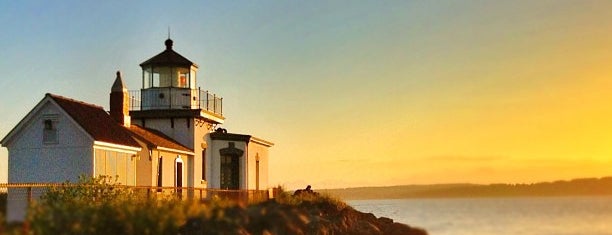 Discovery Park West Pt. Lighthouse is one of Seattle.