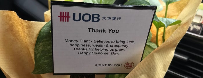 UOB Bank is one of My places.