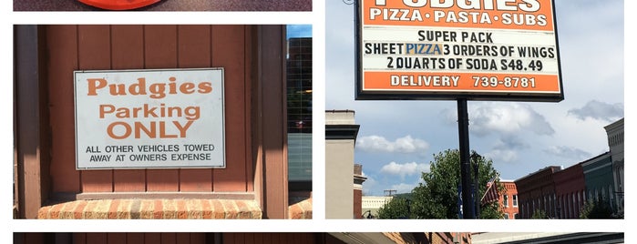 Pudgies Pizza is one of Lugares favoritos de Jeffrey.