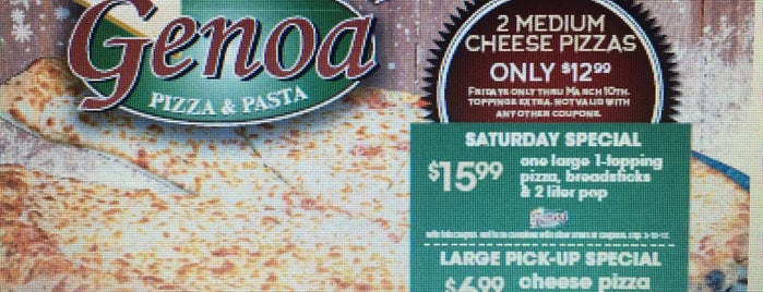 Genoa Pizza and Pasta is one of Rated Best Pizza in Pittsburgh.