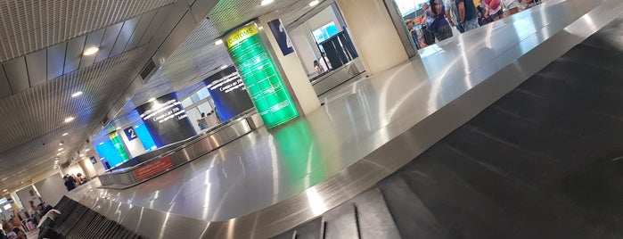 Зона выдачи багажа is one of Airports.