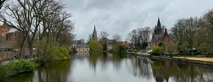 Minnewaterbrug is one of Best of Bruges, Belgium.