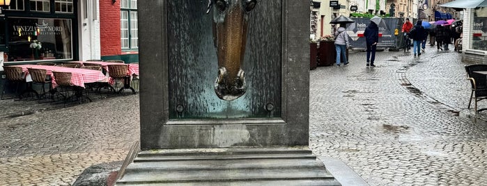Paardenhoofden-fontein is one of Brugge.