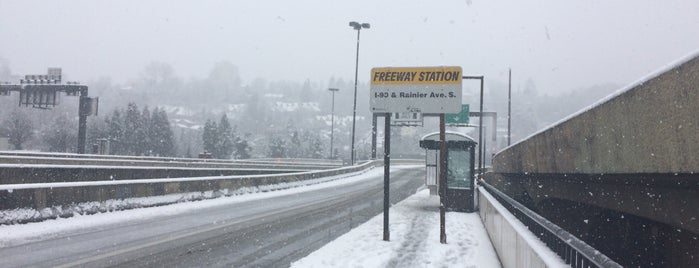 I-90 Freeway Bus Station Westbound is one of Working.