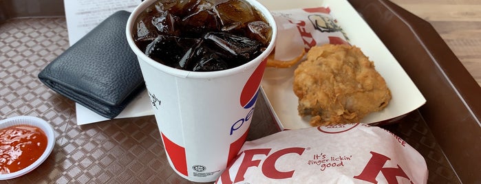 KFC is one of Orte, die Melvin gefallen.