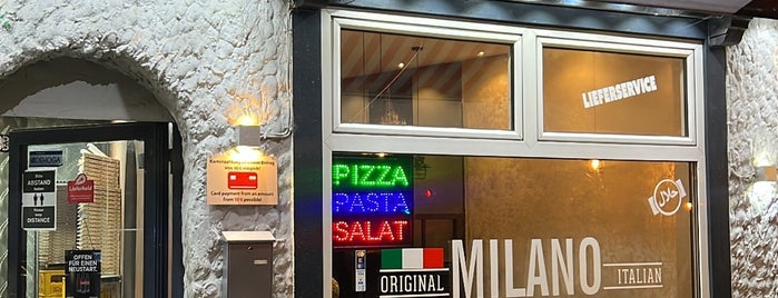 Pizzeria Milano is one of tested and ok.