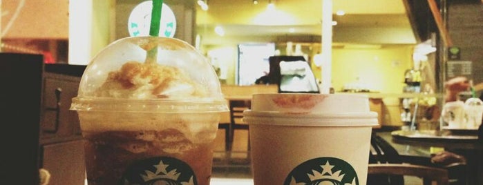 Starbucks is one of cafes.