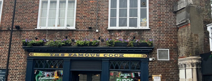 Famous Cock Tavern is one of London - Islington.