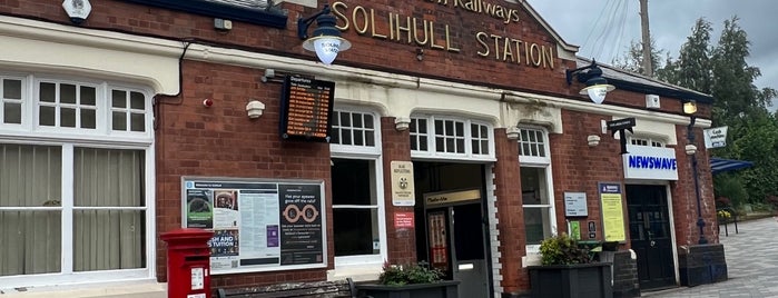 Solihull Railway Station (SOL) is one of Rail stations.