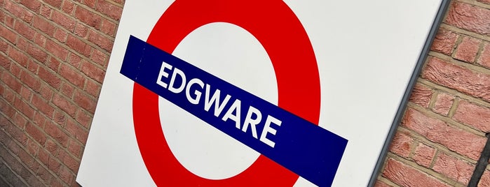 Edgware London Underground Station is one of Tube stations I've been to.