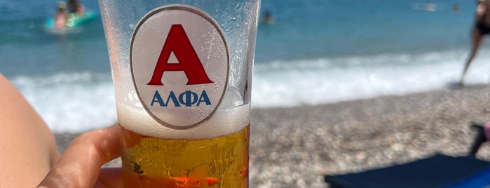 Nagos Beach is one of Kardamyla–Chios(Northern Aegean).