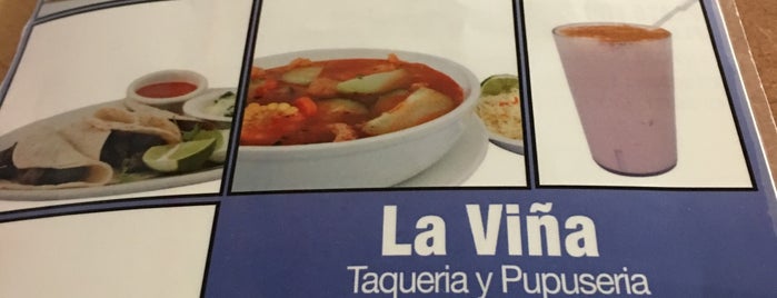 La Vina Pupuseria y Taqueria is one of Locais curtidos por @itsnova.