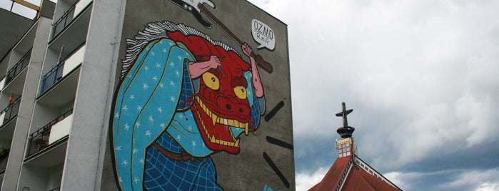 Ozmo - Gionatta Gessi, Monumental Art 2009 is one of Murale Gdańsk Zaspa.