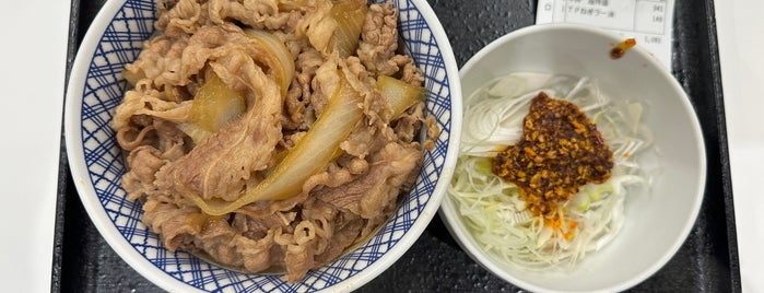 Yoshinoya is one of Japan chain eatery shop should try.